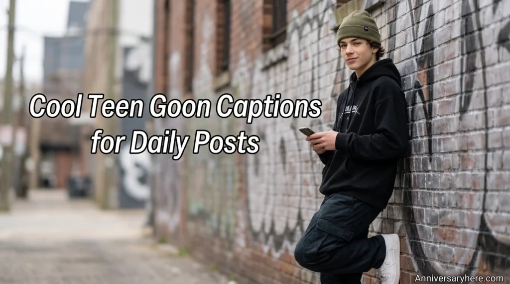Cool Teen Goon Captions for Daily Posts
