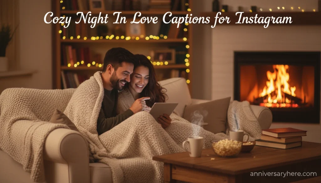 Cozy Night In Love Captions for Instagram