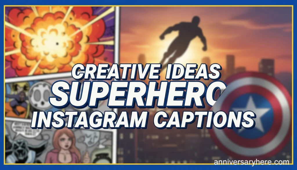 Creative Ideas Superhero Instagram Captions