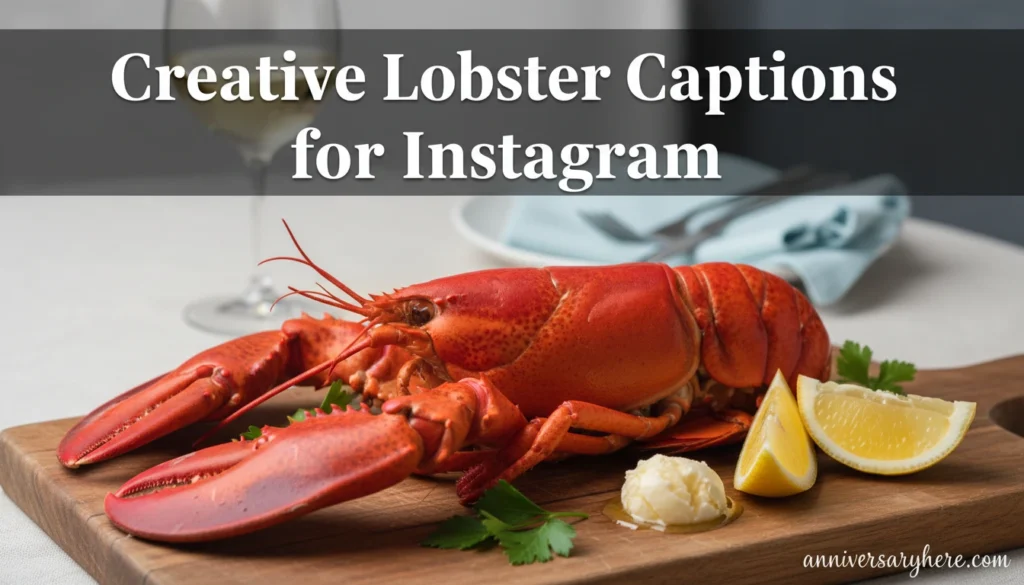 Creative Lobster Captions for Instagram