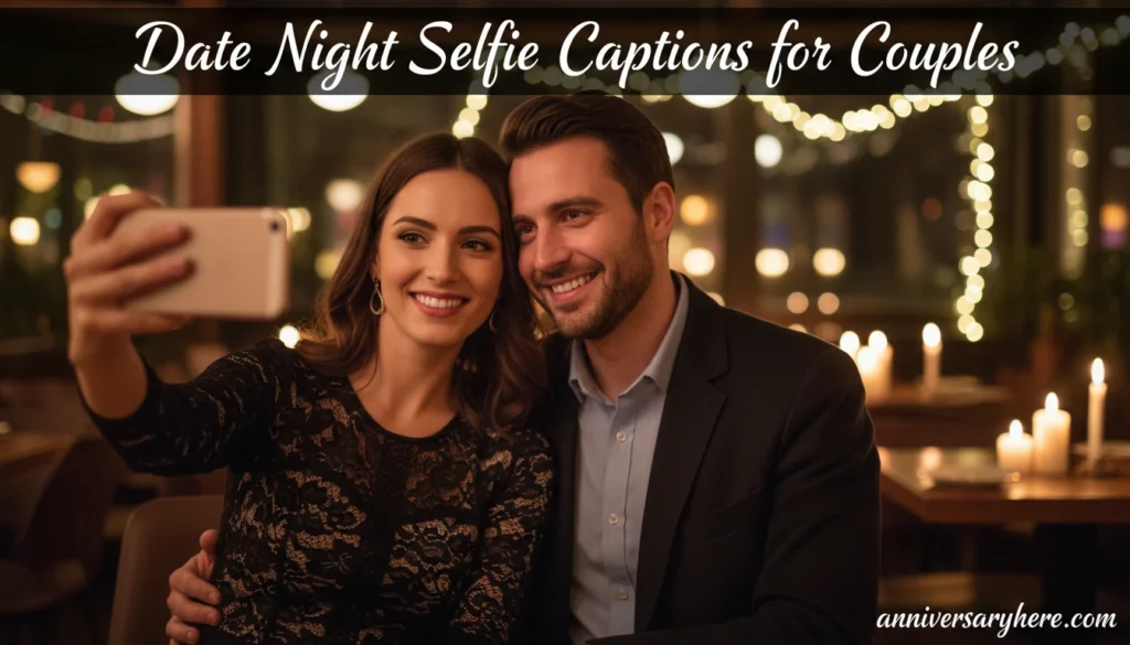 Date Night Selfie Captions for Couples
