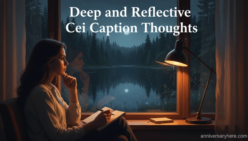 Deep and Reflective Cei Caption Thoughts