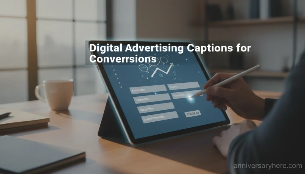 Digital Advertising Captions for Conversions