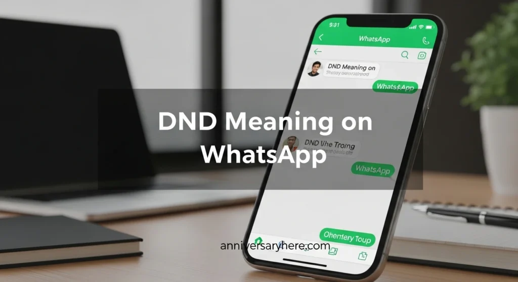 DND Meaning on WhatsApp