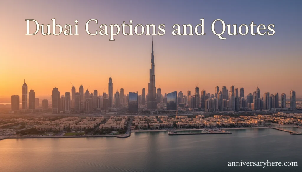 Dubai Captions and Quotes