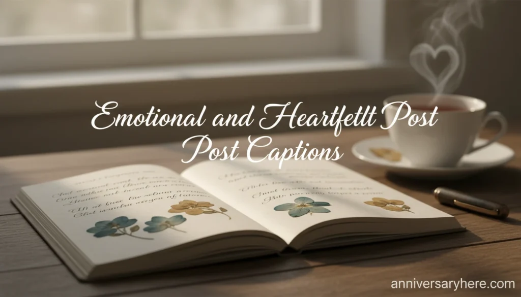 Emotional and Heartfelt Post Captions