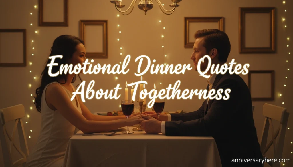 Emotional Dinner Quotes About Togetherness