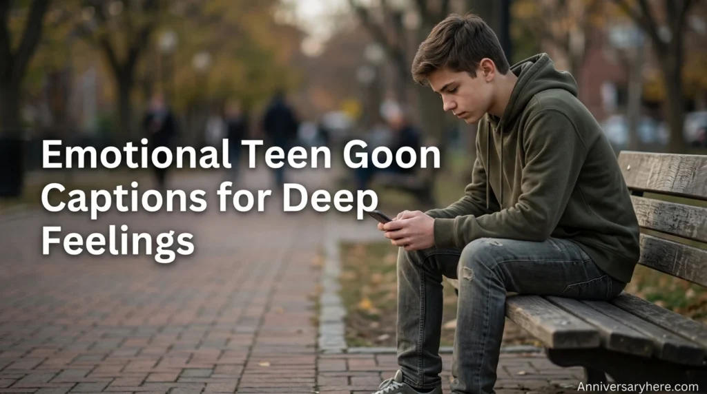 Emotional Teen Goon Captions for Deep Feelings