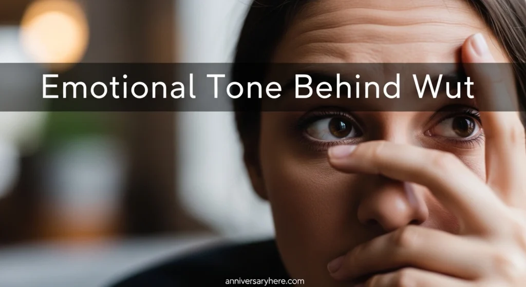 Emotional Tone Behind Wut