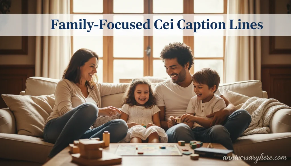 Family-Focused Cei Caption Lines