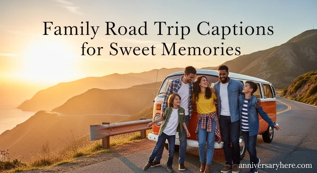 Family Road Trip Captions for Sweet Memories