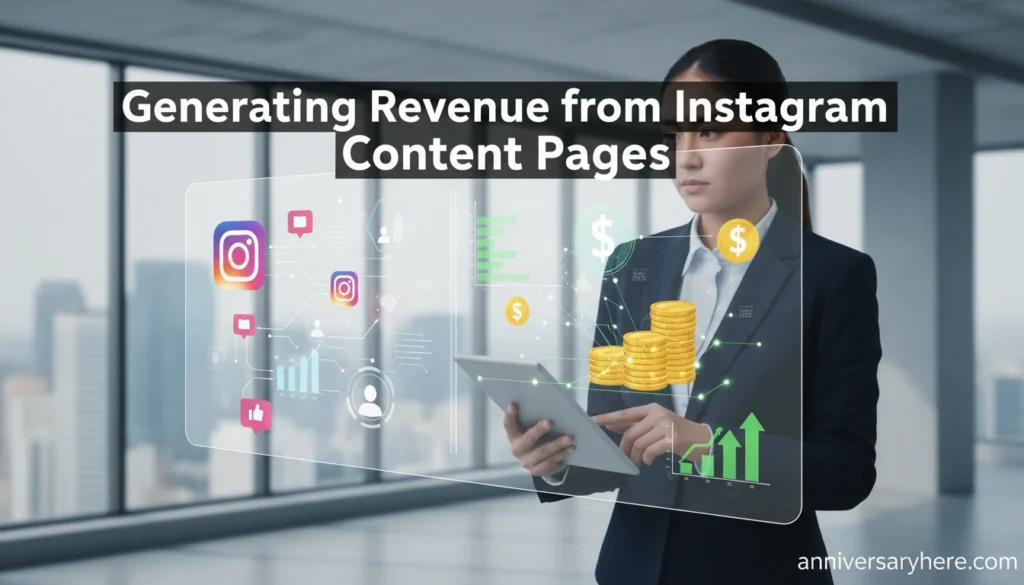 Generating Revenue from Instagram Content Pages