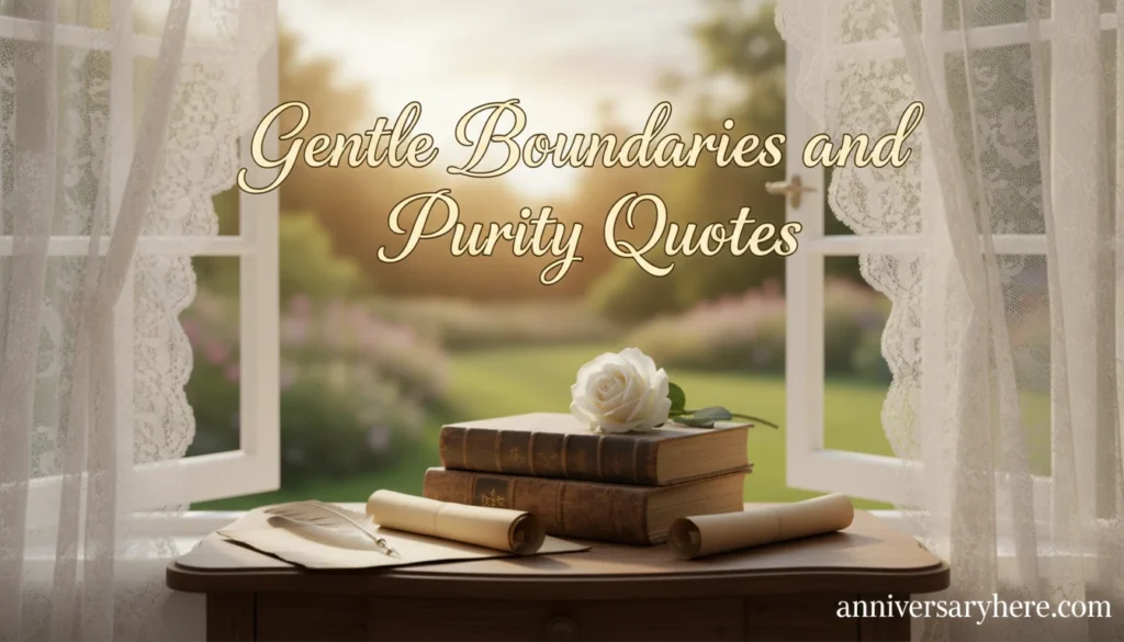 Gentle Boundaries and Purity Quotes