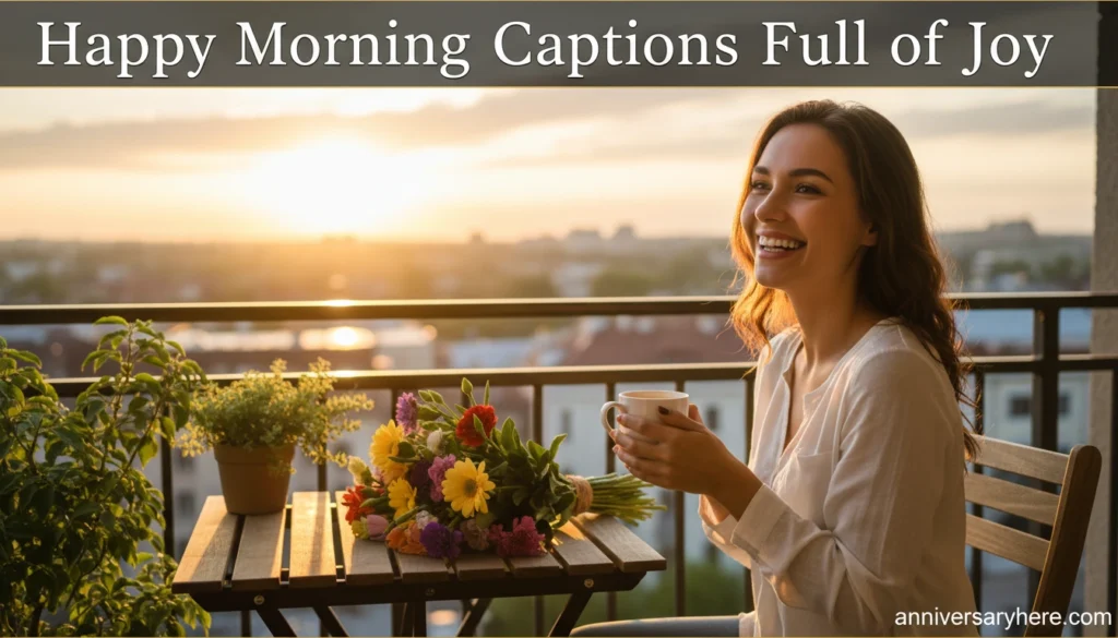 Happy Morning Captions Full of Joy