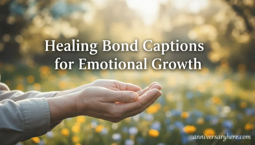 Healing Bond Captions for Emotional Growth
