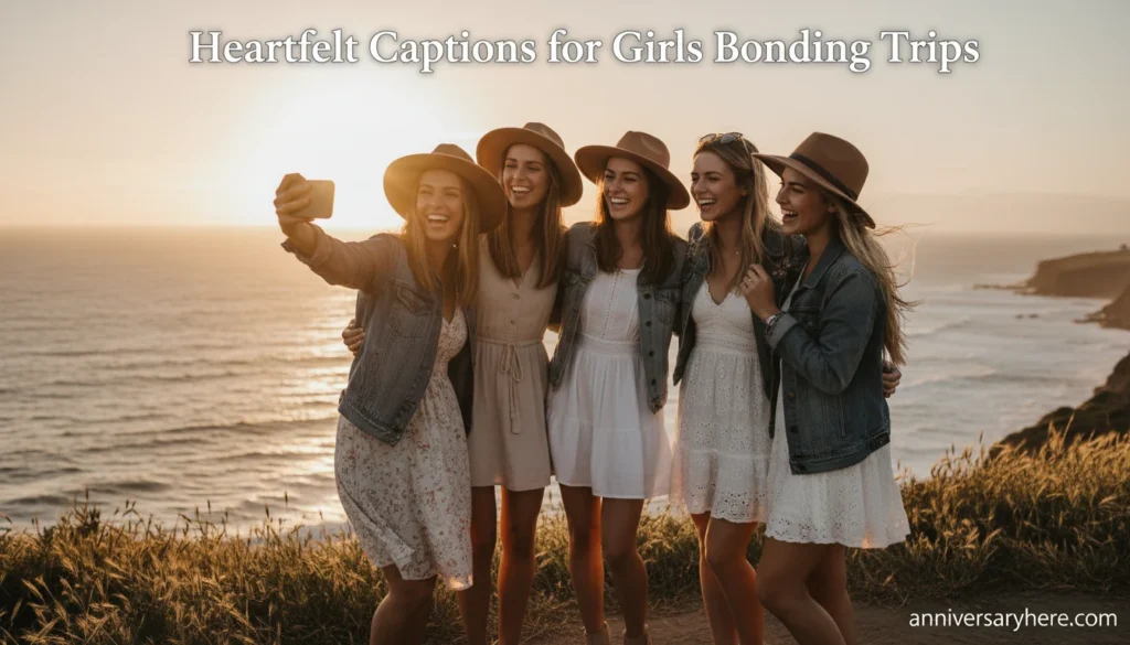 Heartfelt Captions for Girls Bonding Trips