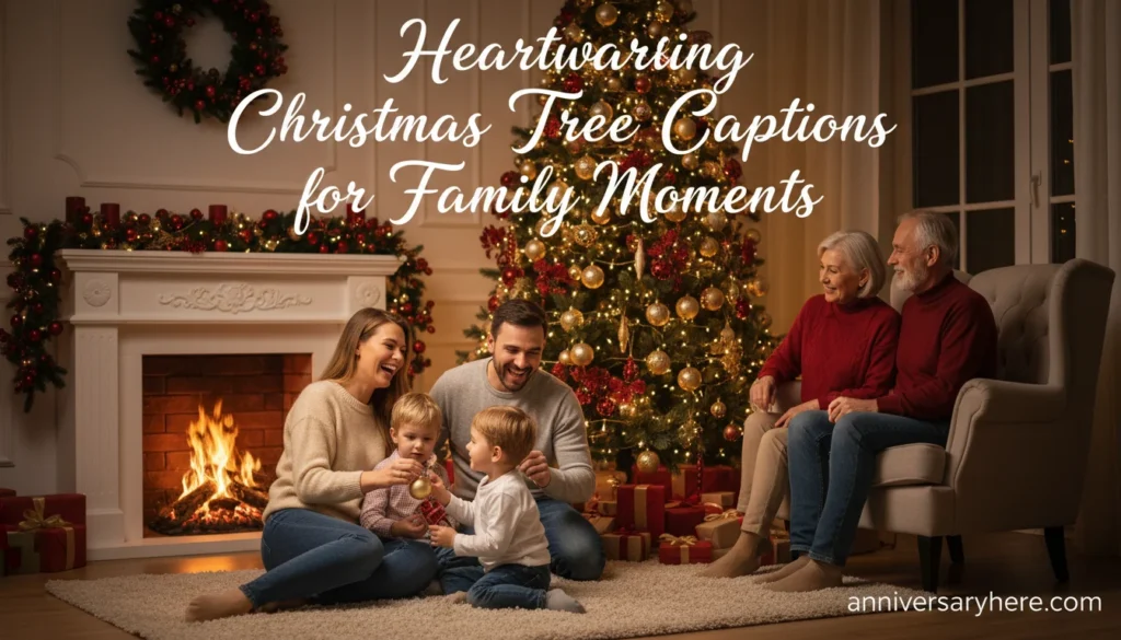 Heartwarming Christmas Tree Captions for Family Moments