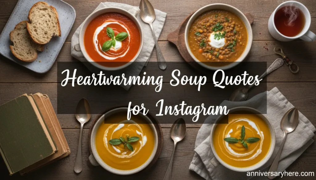 Heartwarming Soup Quotes for Instagram