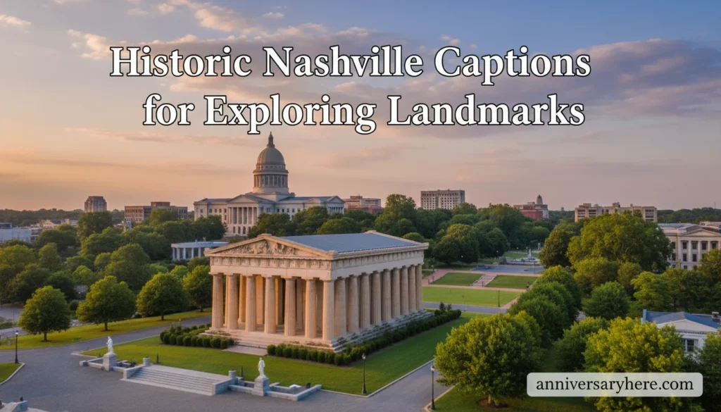 Historic Nashville Captions for Exploring Landmarks