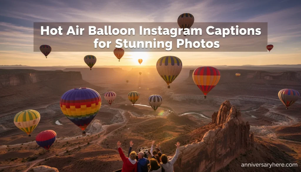 Hot Air Balloon Instagram Captions for Stunning Photos