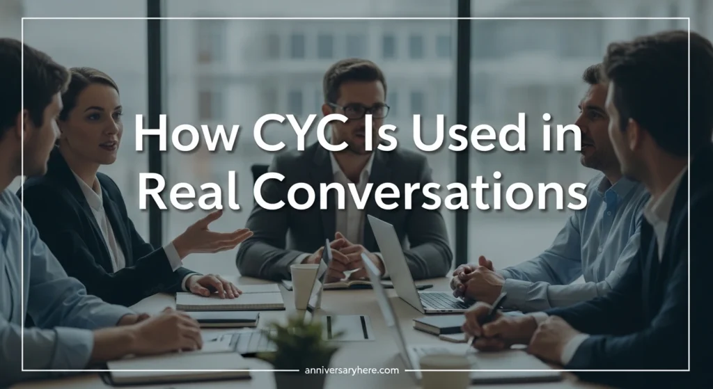 How CYC Is Used in Real Conversations