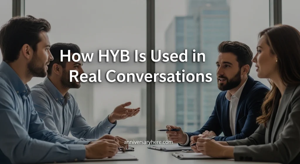 How HYB Is Used in Real Conversations