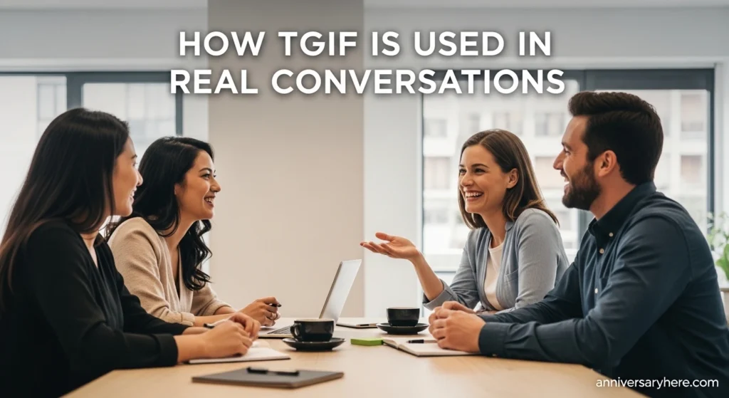 How TGIF Is Used in Real Conversations
