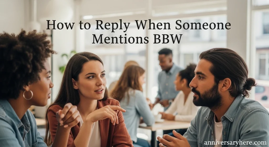 How to Reply When Someone Mentions BBW