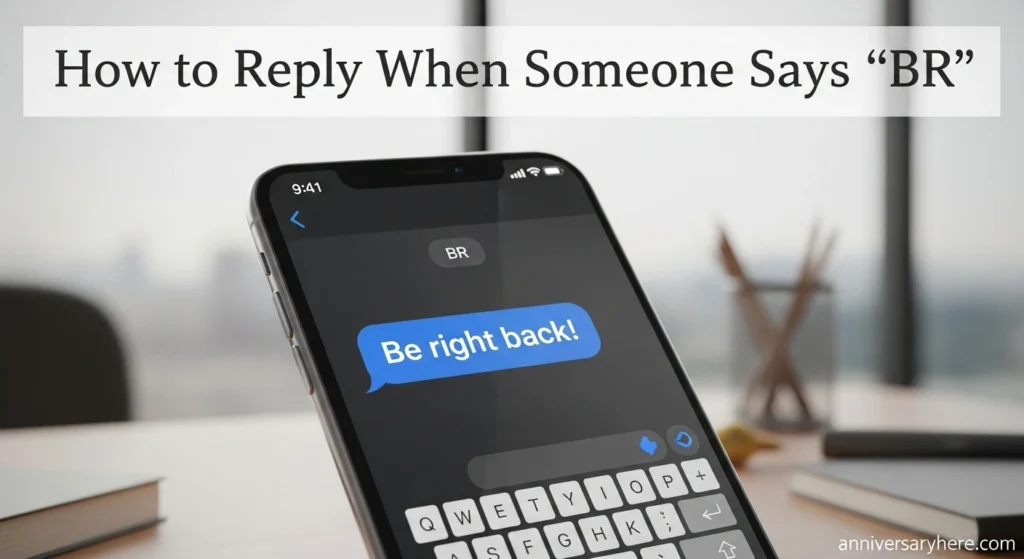How to Reply When Someone Says “BR”