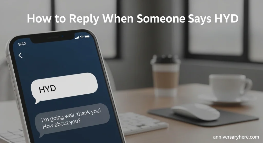 How to Reply When Someone Says HYD