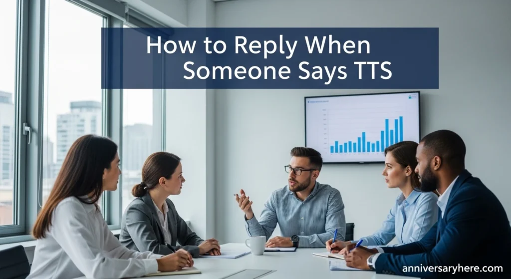 How to Reply When Someone Says TTS