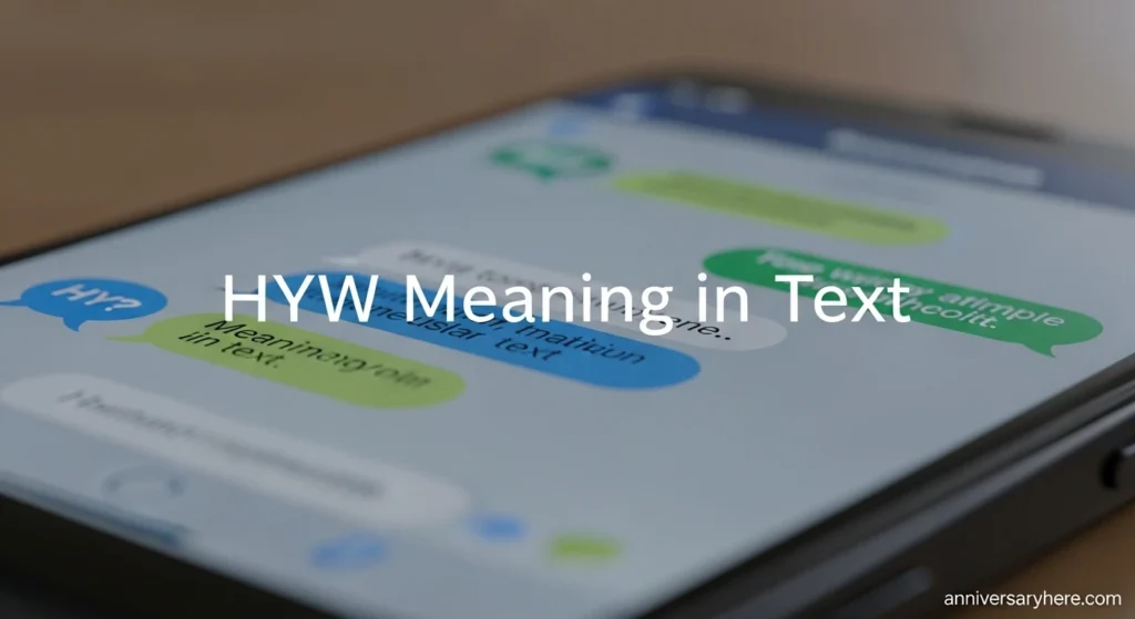 HYW Meaning in Text