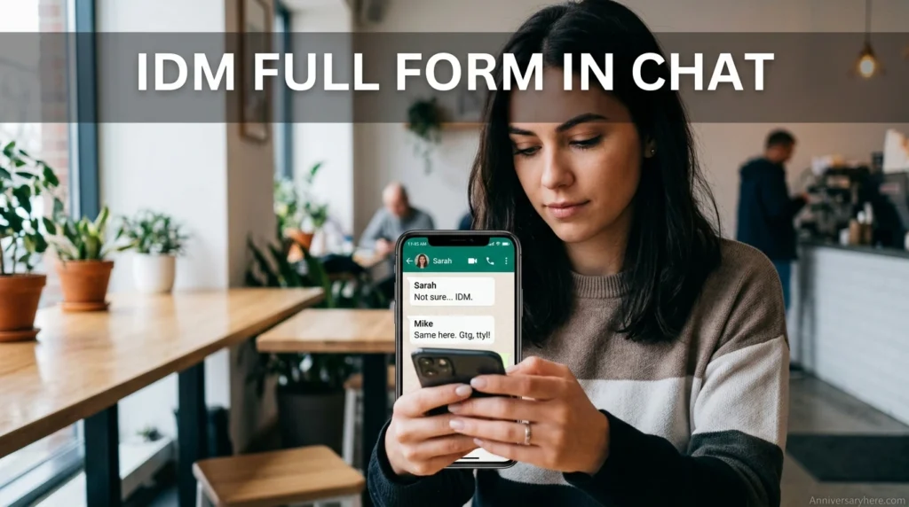 IDM Full Form in Chat