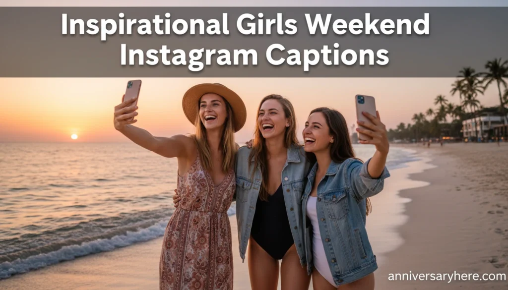 Inspirational Girls Weekend Instagram Captions