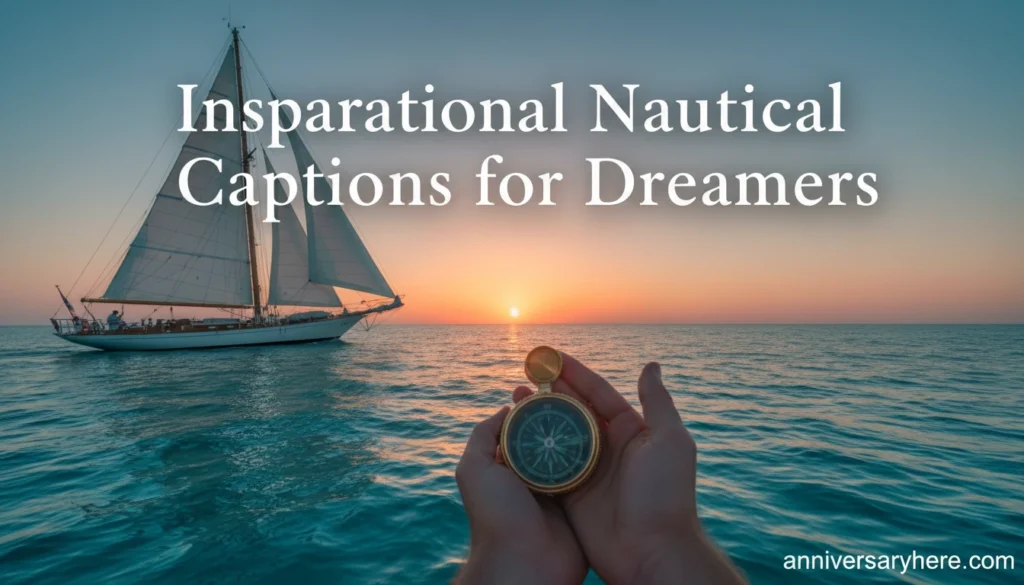 Inspirational Nautical Captions for Dreamers