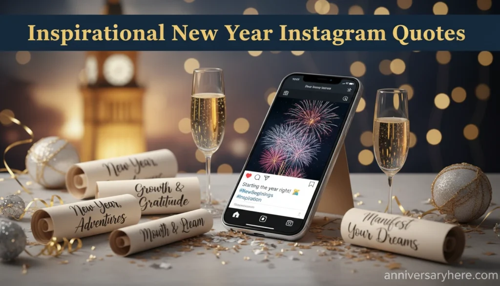Inspirational New Year Instagram Quotes