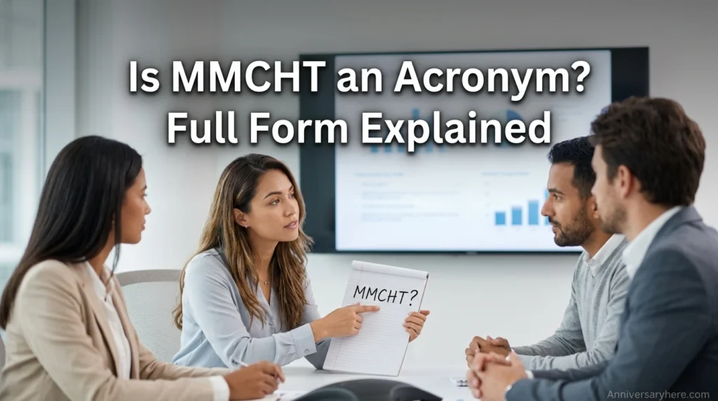 Is MMCHT an Acronym? Full Form Explained