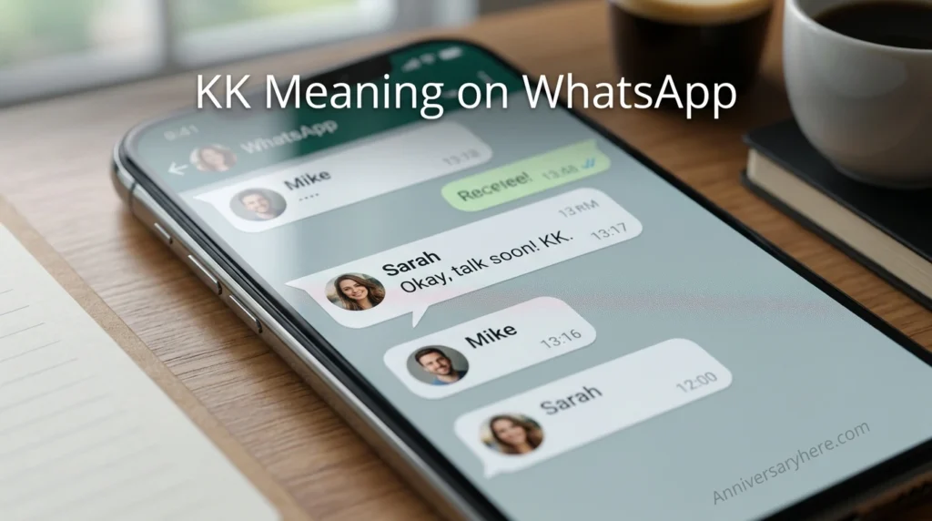 KK Meaning on WhatsApp