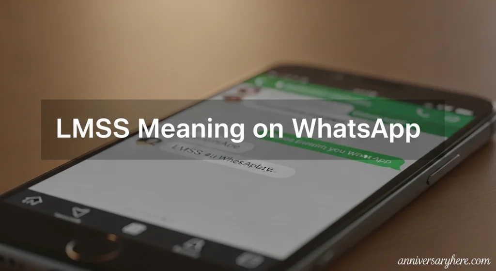 LMSS Meaning on WhatsApp