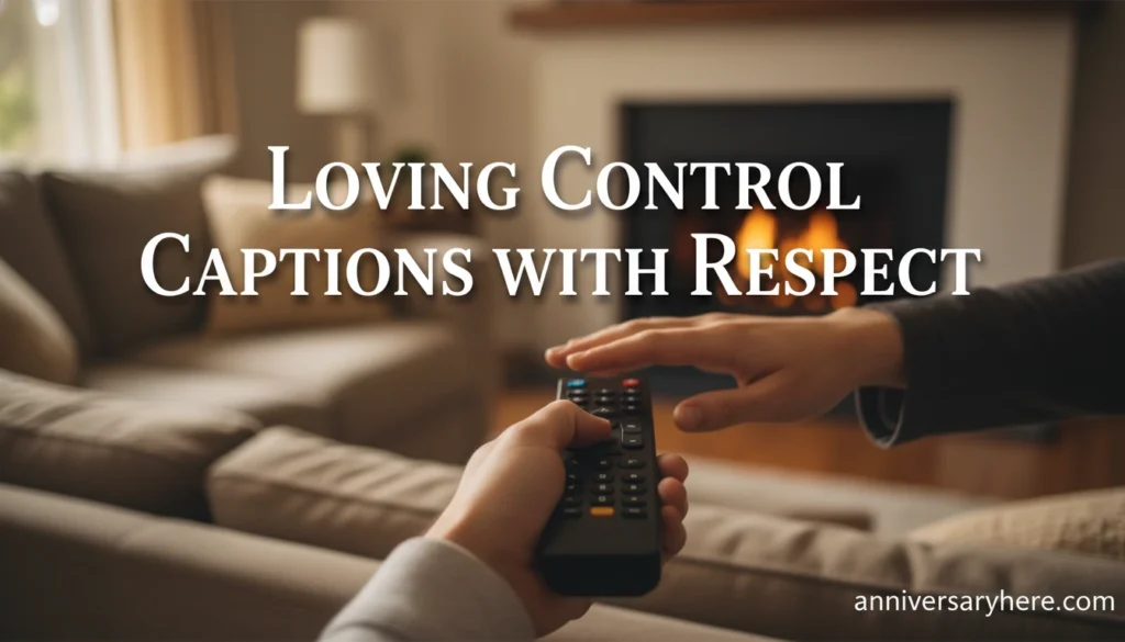Loving Control Captions with Respect
