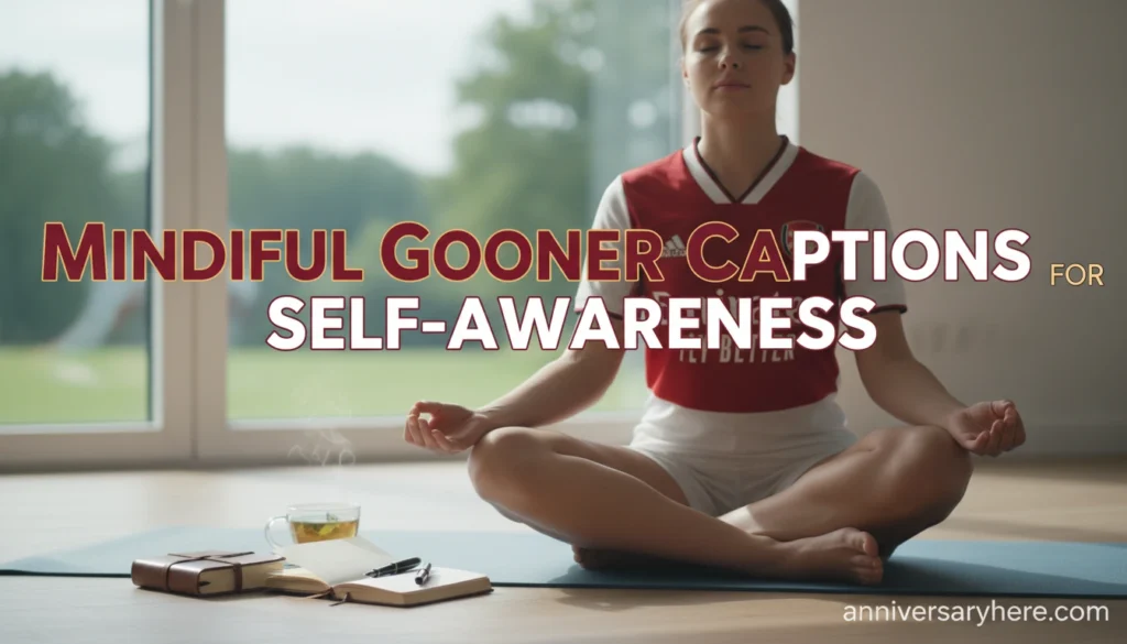 Mindful Gooner Captions for Self-Awareness