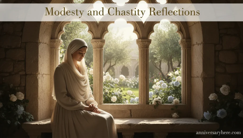 Modesty and Chastity Reflections