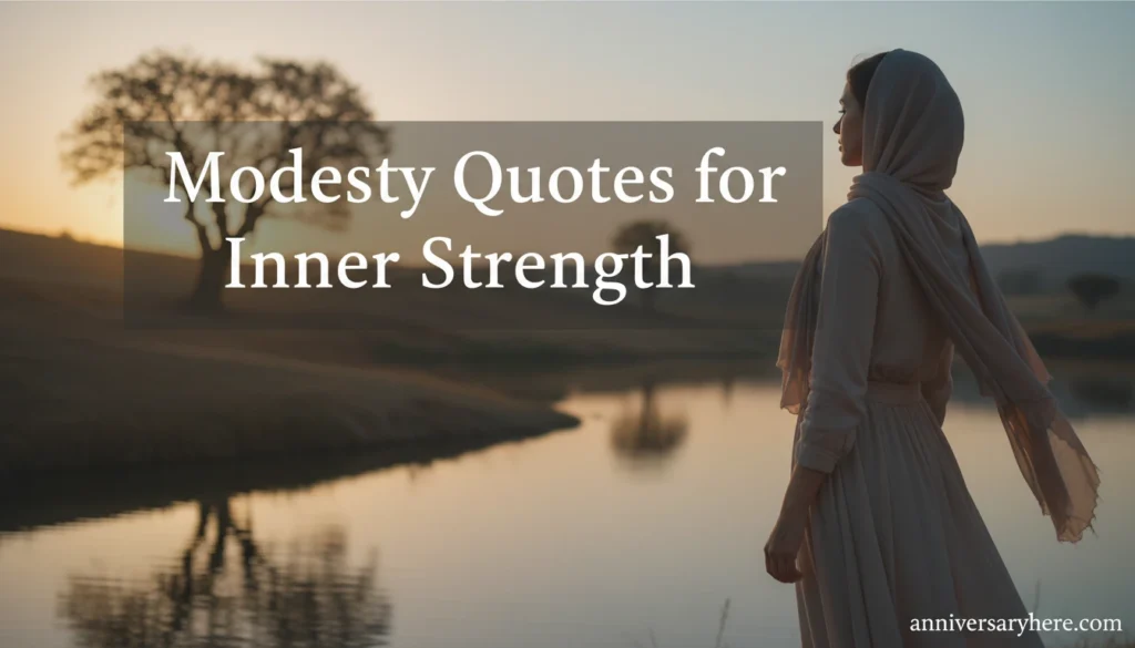 Modesty Quotes for Inner Strength