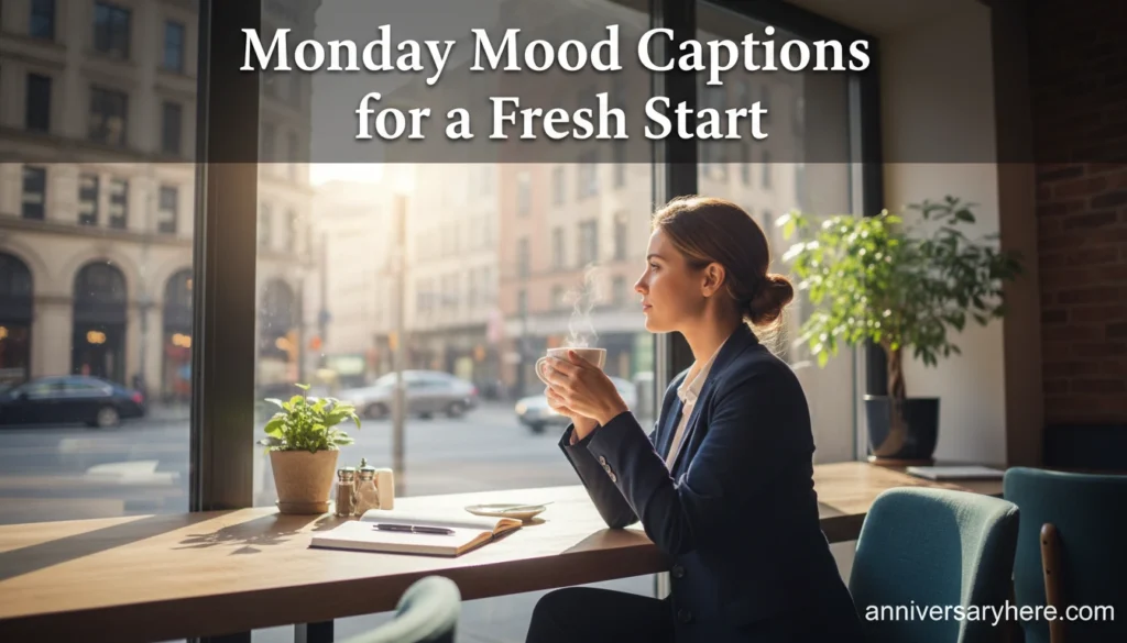 Monday Mood Captions for a Fresh Start
