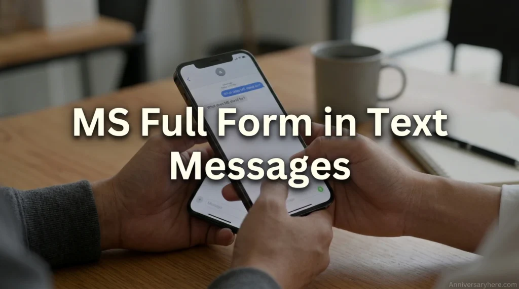 MS Full Form in Text Messages