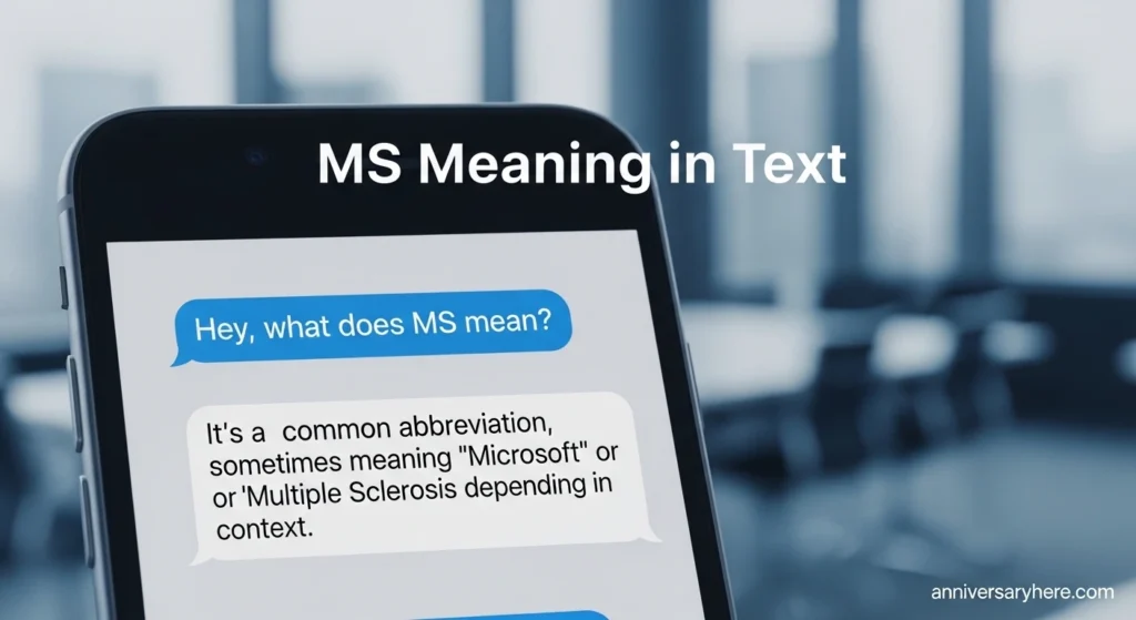 MS Meaning in Text
