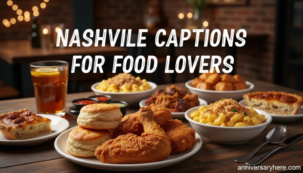 Nashville Captions for Food Lovers