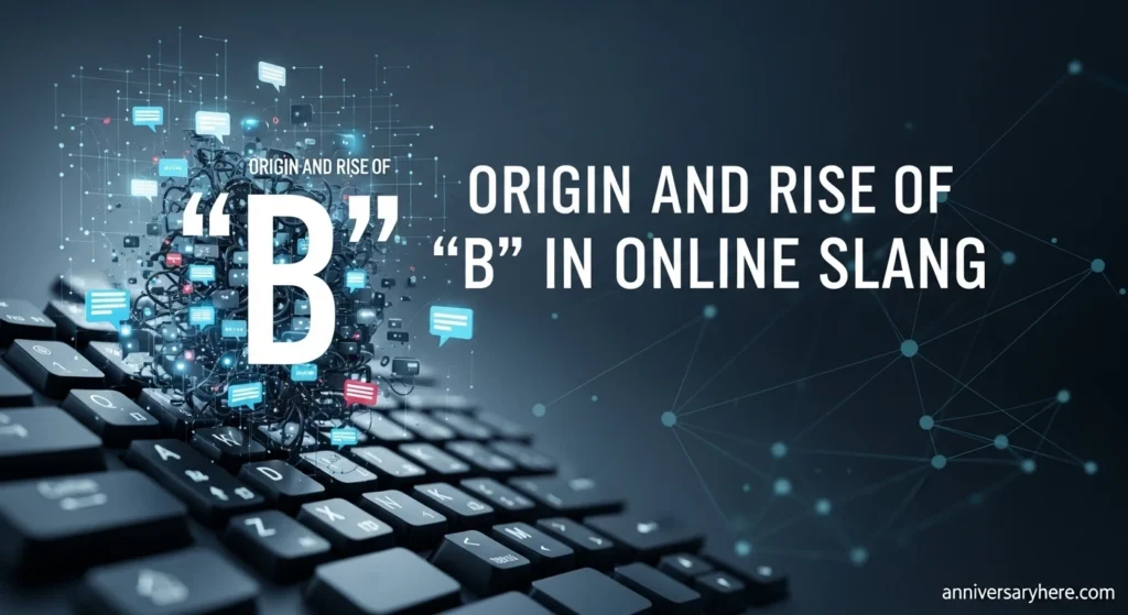 Origin and Rise of “B” in Online Slang