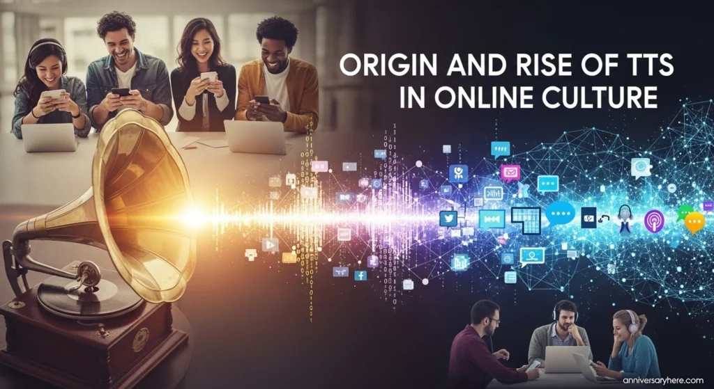 Origin and Rise of TTS in Online Culture