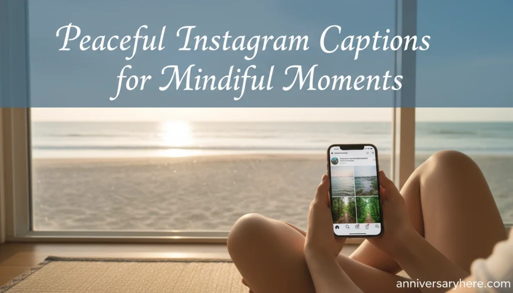 Peaceful Instagram Captions for Mindful Moments